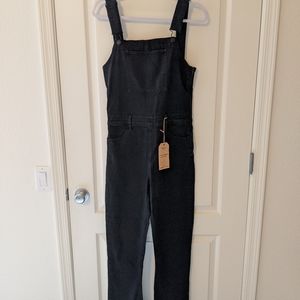 Lucky Brand Black Denim Overalls